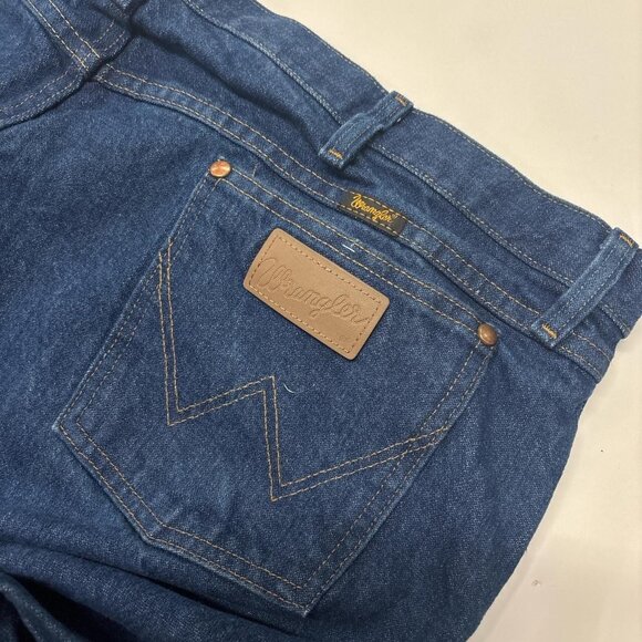 Wrangler Cowboy Cut Jeans Mens 46 X 32 Blue Denim Western Straight Leg - Picture 8 of 8